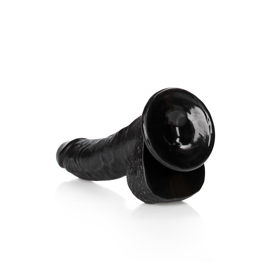 Realrock by shots Gekromde Realistische Dildo met Ballen en Zuignap - 8 / 20,5 cm (7423522628638)