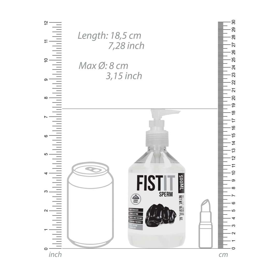 Fist it by shots Sperm Glijmiddel - 17 fl oz / 500 ml (7423522516584)