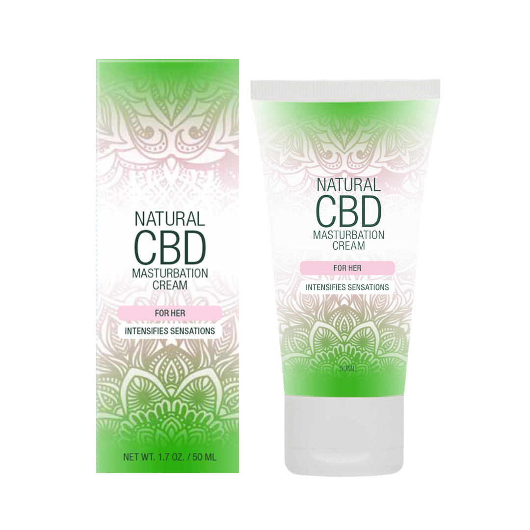 Pharmquests by shots Natuurlijke CBD - Masturbatiecrème voor Haar - 2 fl oz / 50 ml (8714273929723)