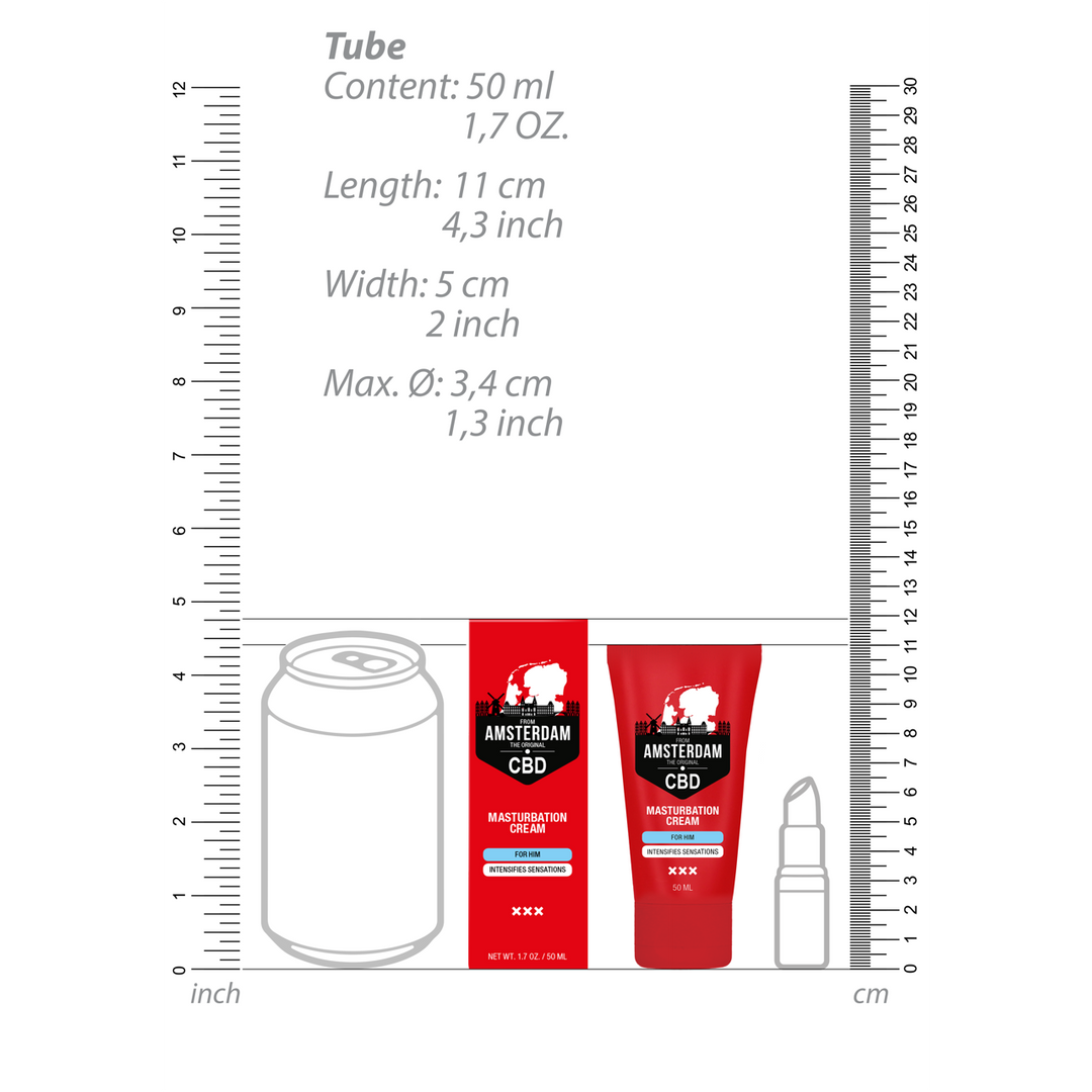 Pharmquests by shots Originele CBD uit Amsterdam - Masturbeer crème voor Hem - 2 fl oz / 50 ml (8714273929785)