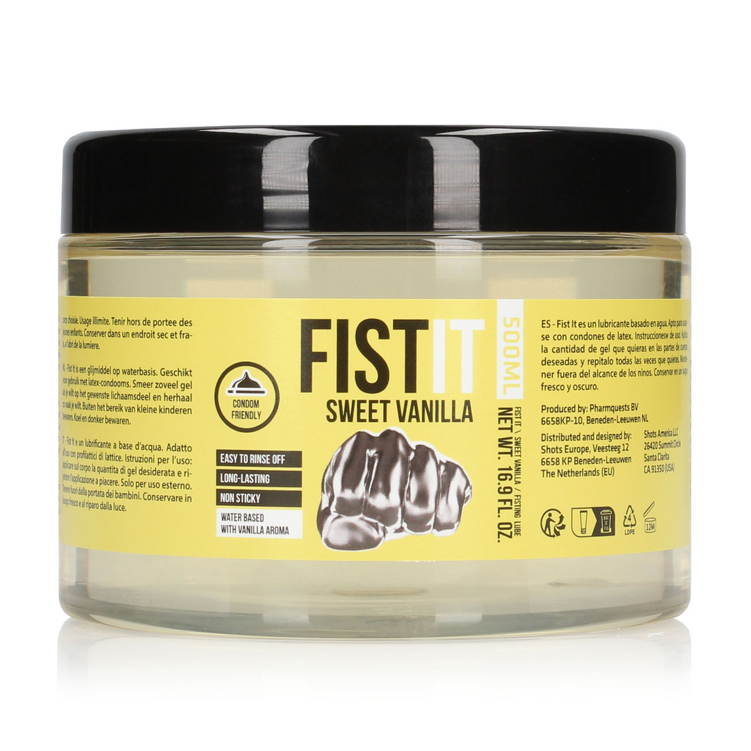 Fist it by shots Extra Dikke Glijmiddel - Vanille - 17 fl oz / 500 ml (8714273936813)