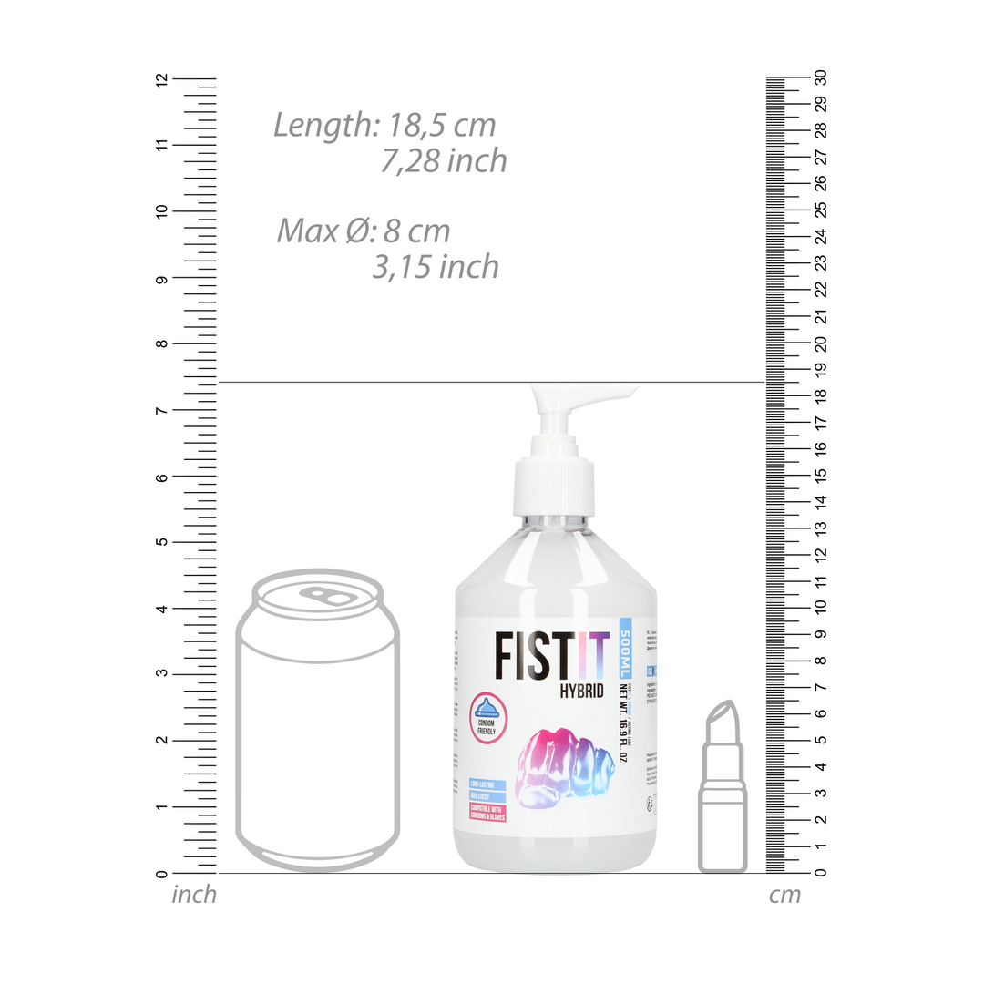 Fist it by shots Hybride Lube - 17 fl oz / 500 ml - Pomp (8714273936394)