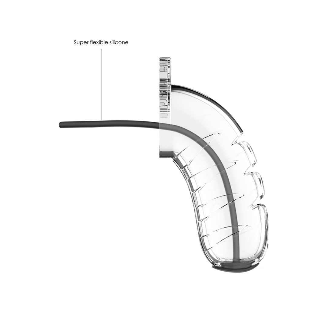 Mancage by shots Model 16 Chastity Cock Cage met Urethrale Sounding - 4.5 / 11,5 cm (8714273929228)