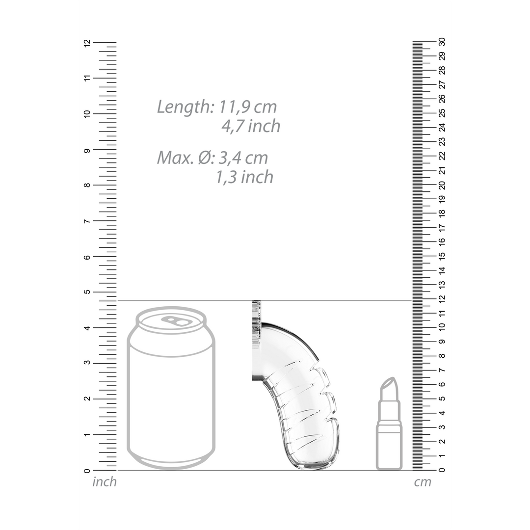 Mancage by shots Model 16 Chastity Cock Cage met Urethrale Sounding - 4.5 / 11,5 cm (8714273929228)