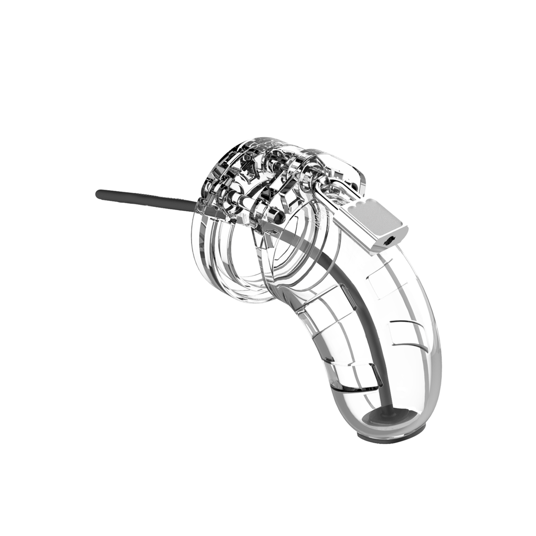 Mancage by shots Model 15 Chastity Cock Cage met Urethrale Sounding - 3.5 / 9 cm (8714273929211)