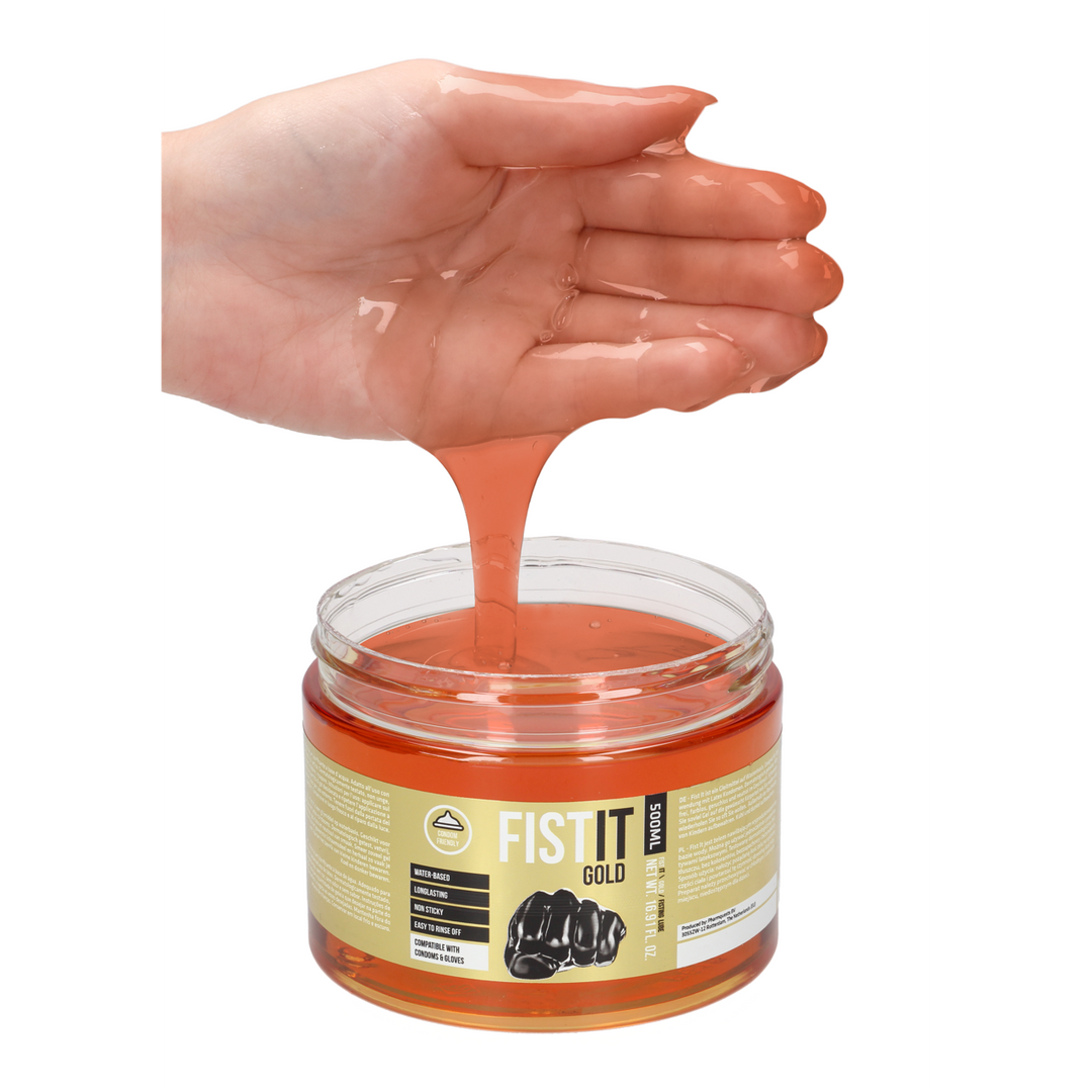 Fist it by shots Smeermiddel Goud - 17 fl oz / 500 ml (8714273927996)