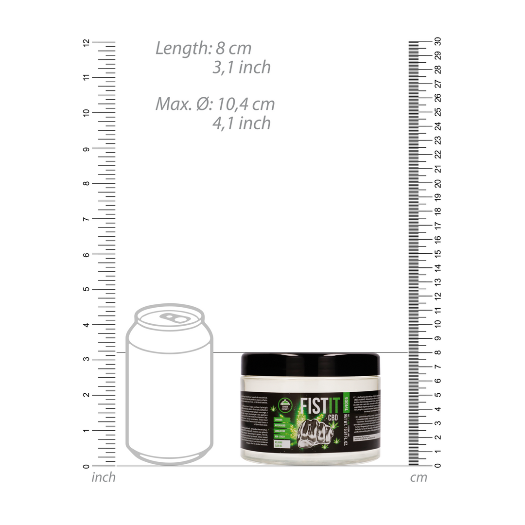 Fist it by shots CBD Glijmiddel - 17 fl oz / 500 ml (8714273928962)