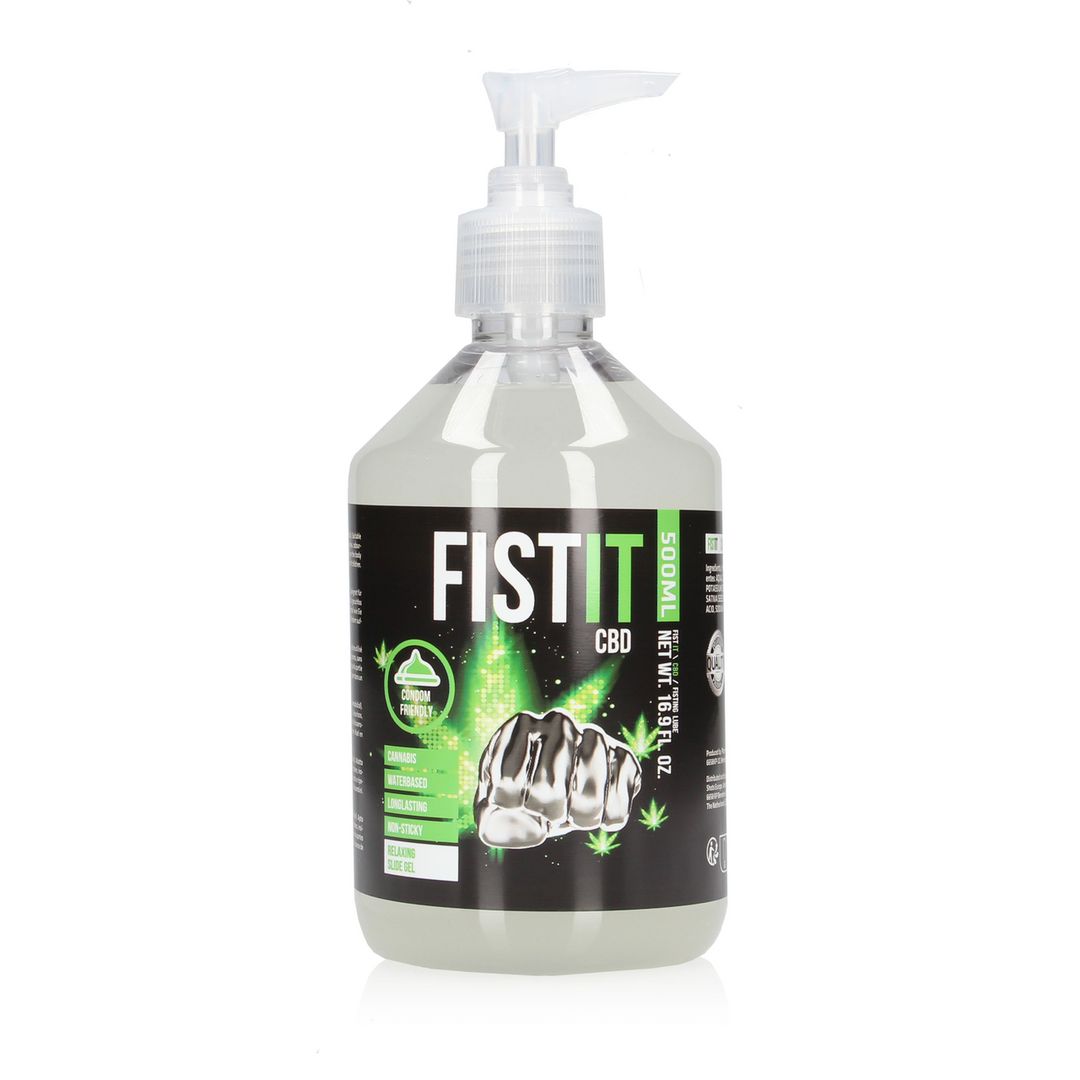 Fist it by shots CBD Glijmiddel - 500 ml - Pomp (8714273935557)
