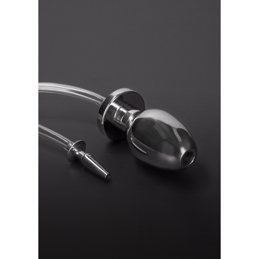 Steel by shots Fire Hose Penis Plug met Butt Plug (8714273942852)