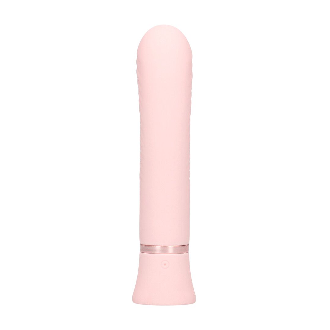 Loveline by shots Mystique - Geribbelde Konijnen Vibrator - Roze (8714273058485)