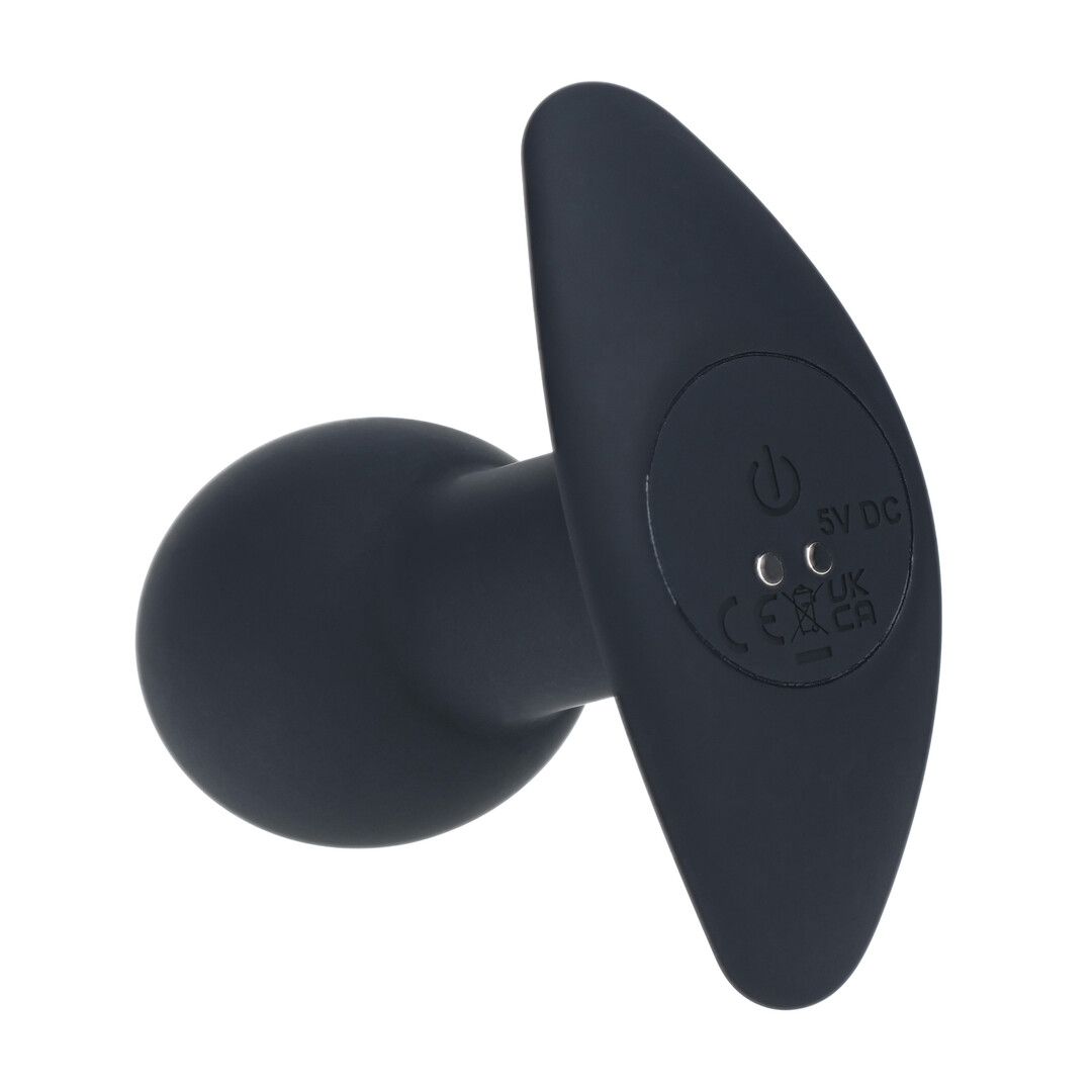 Levelz by shots Enkele Gloeilamp Vibrerende Siliconen Anale Plug - Zwart (8714273067531)