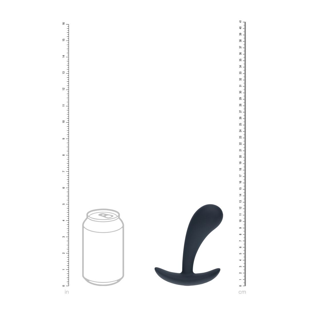 Levelz by shots Vibrerende Siliconen Prostaat Stimulator Anale Plug - M - Zwart (8714273067456)
