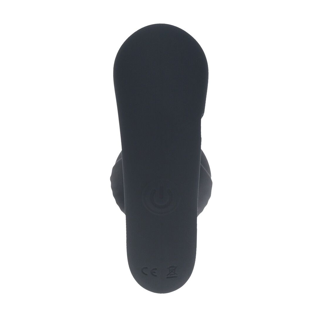 Levelz by shots Afstandsbediening Vibrerende Vloeibare Siliconen Anale Plug - Zwart (8714273067937)