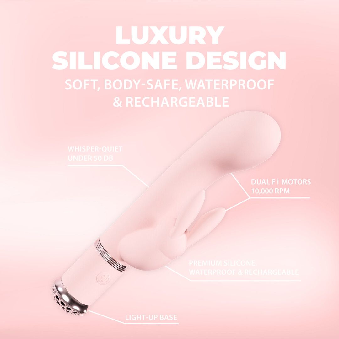 Loveline by shots Belle - Konijnen Vibrator - Roze (8714273058720)