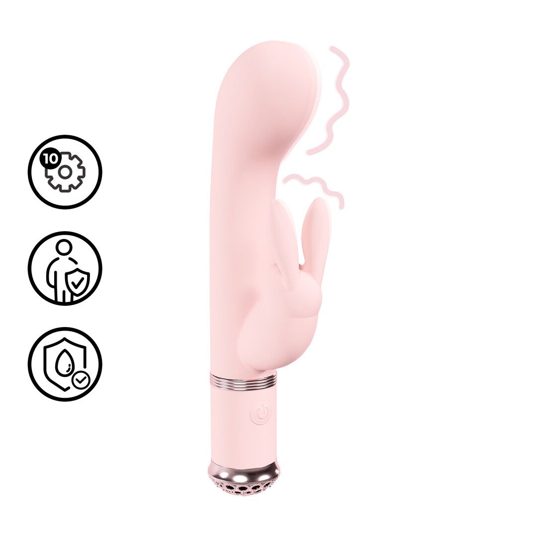 Loveline by shots Belle - Konijnen Vibrator - Roze (8714273058720)