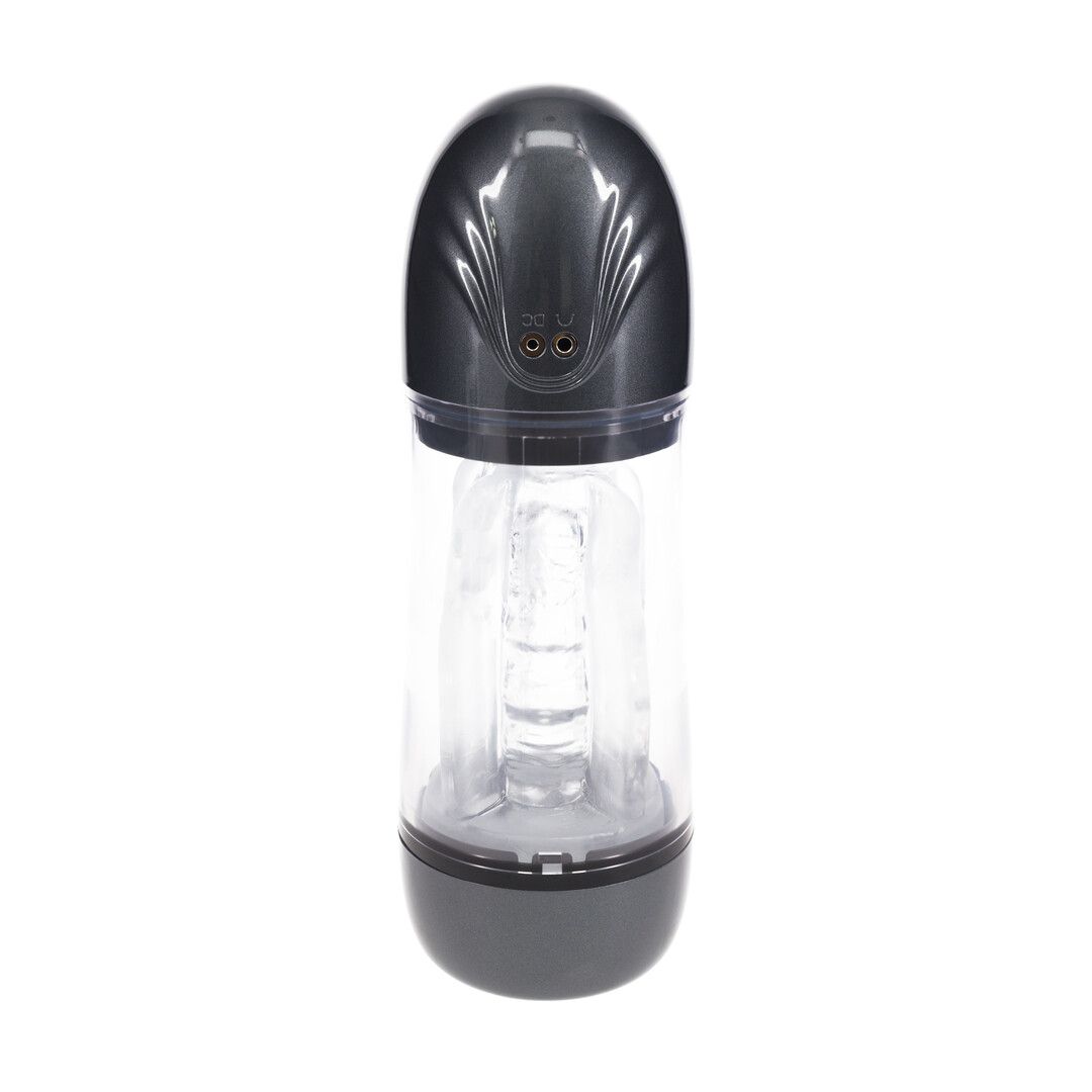 Pumped by shots SonicPull - Suction and Vibration Masturbator Pump - Multimedia Enhanced - Gun Metal (8714273061416)