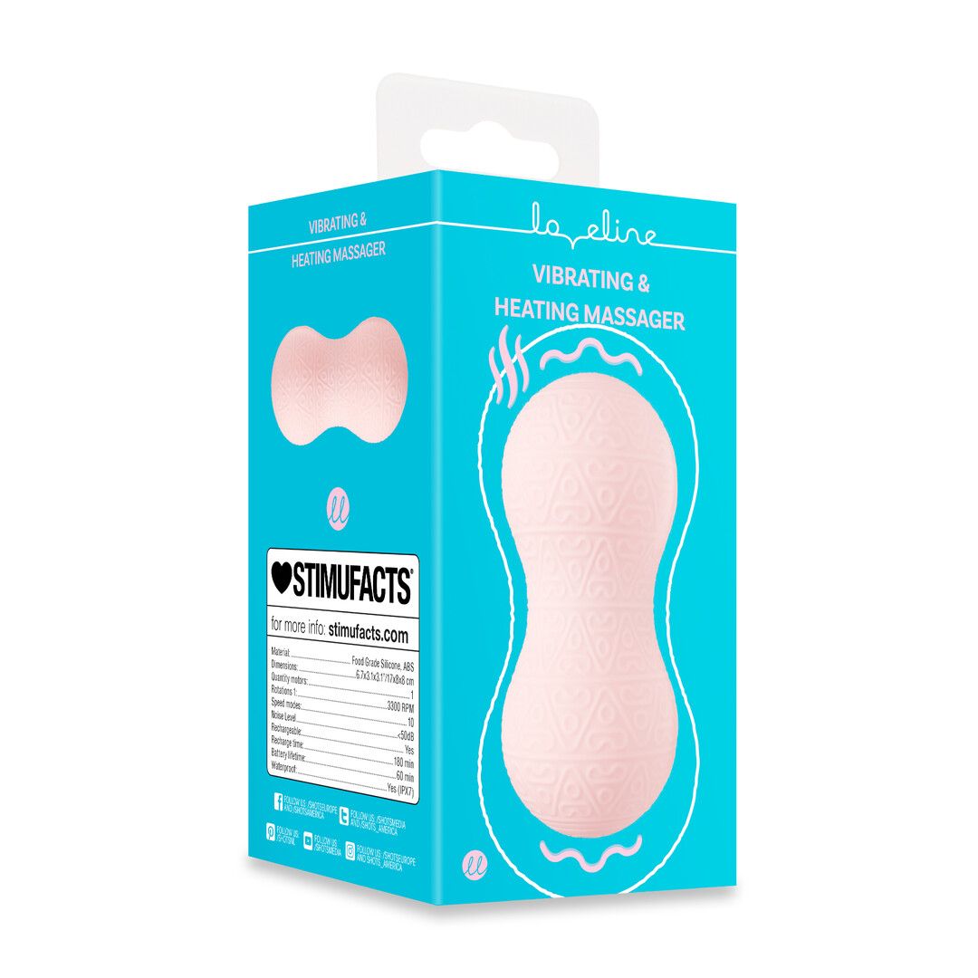 Loveline by shots Vibrerende en verwarmende massager - Roze (8714273026453)