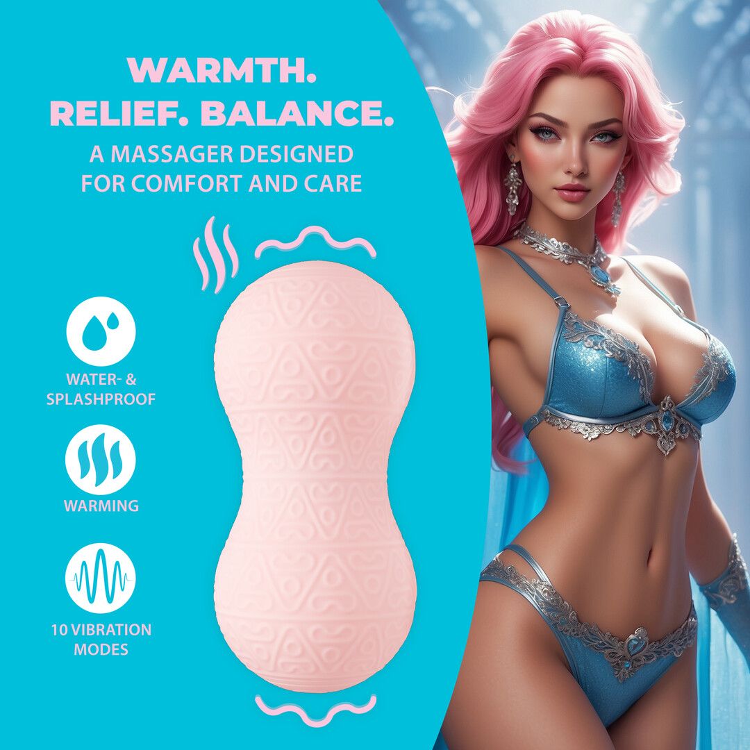 Loveline by shots Vibrerende en verwarmende massager - Roze (8714273026453)
