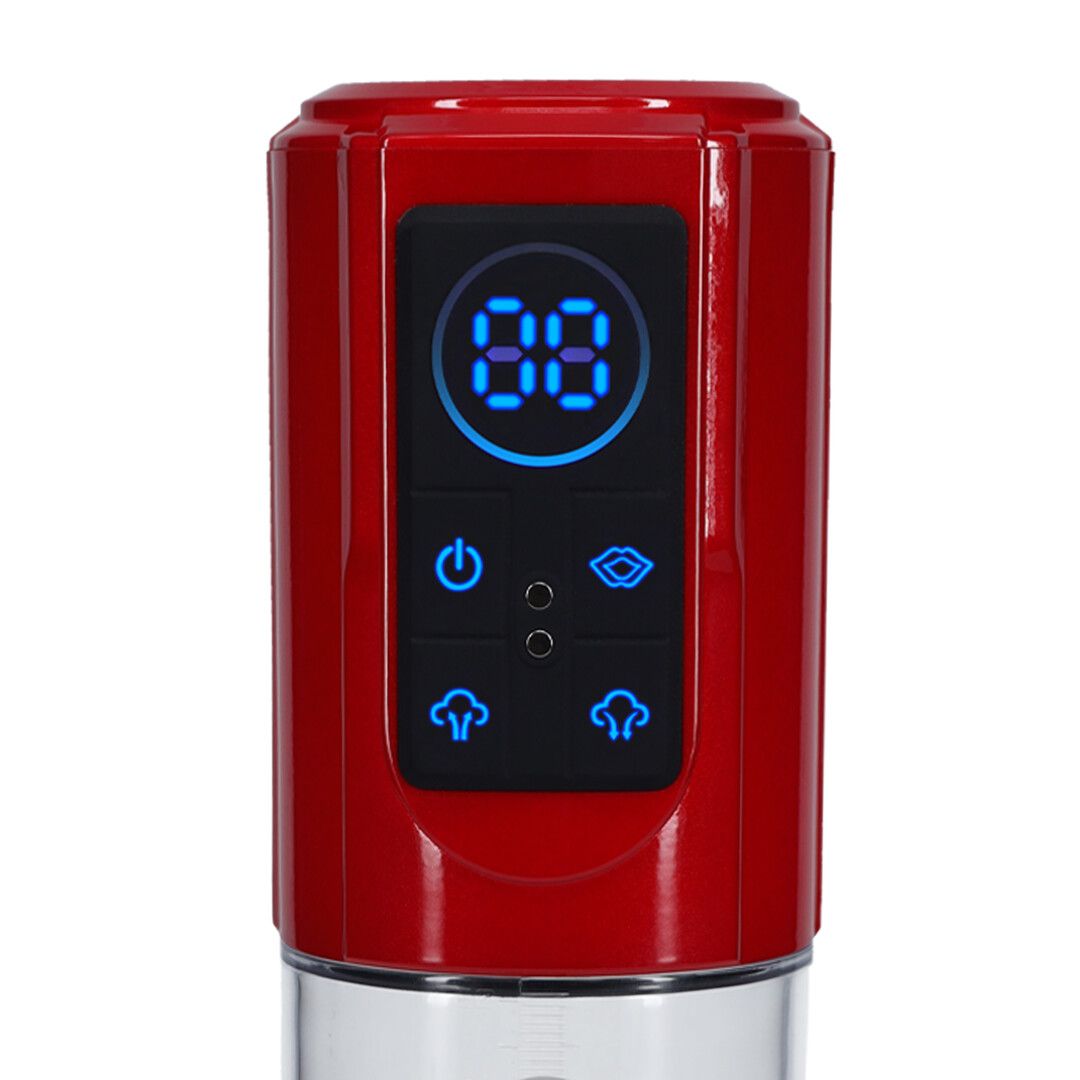 Pumped by shots MegaLift - Automatische Waterdichte Penis Pomp - Metallic Rood (8714273059536)