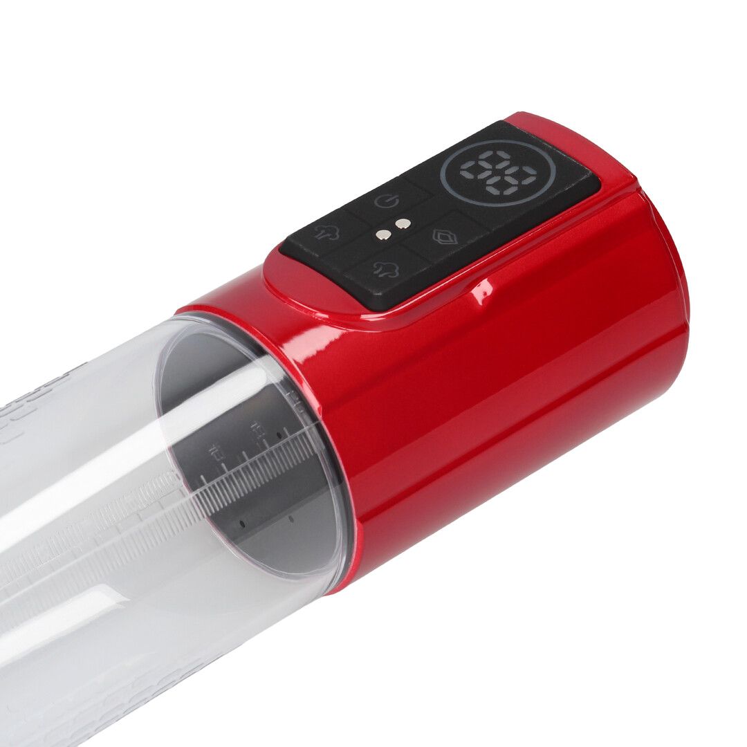 Pumped by shots MegaLift - Automatische Waterdichte Penis Pomp - Metallic Rood (8714273059536)