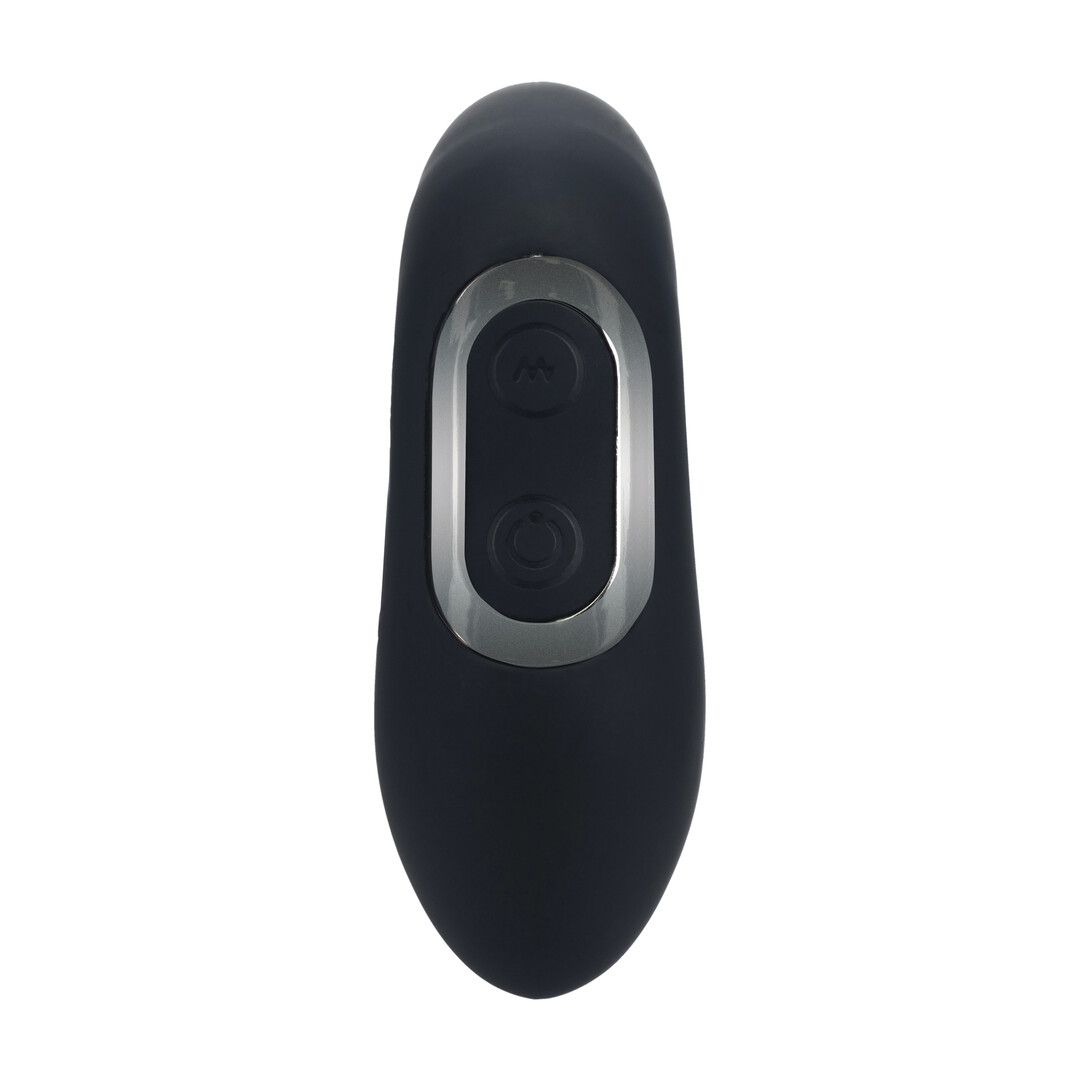 Levelz by shots Vibrerende Verwarmende Buigbare Tapping Silicone Prostaat Stimulator - Zwart (8714273067630)