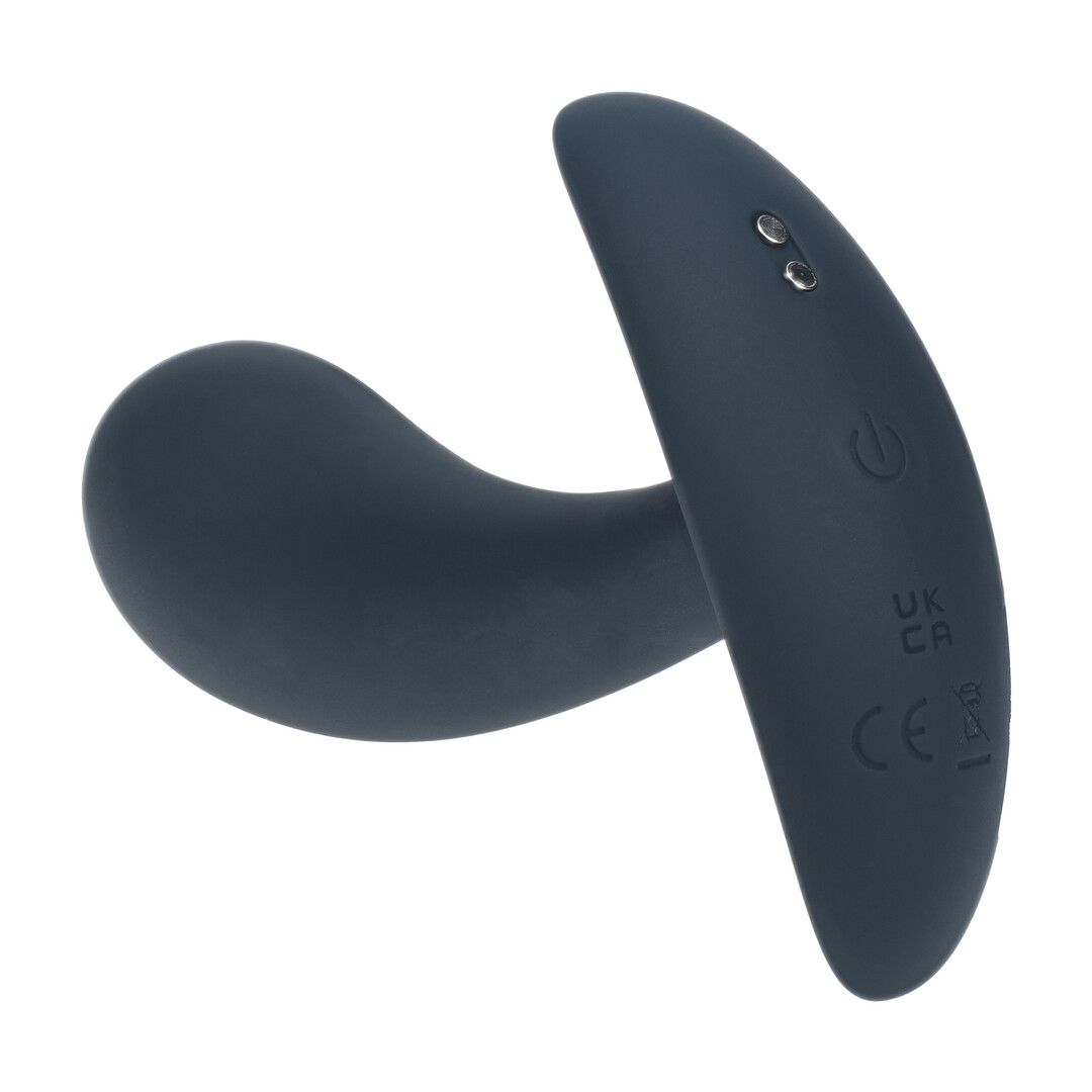 Levelz by shots Vibrerende Siliconen Prostaat Stimulator Anale Plug - S - Zwart (8714273067432)