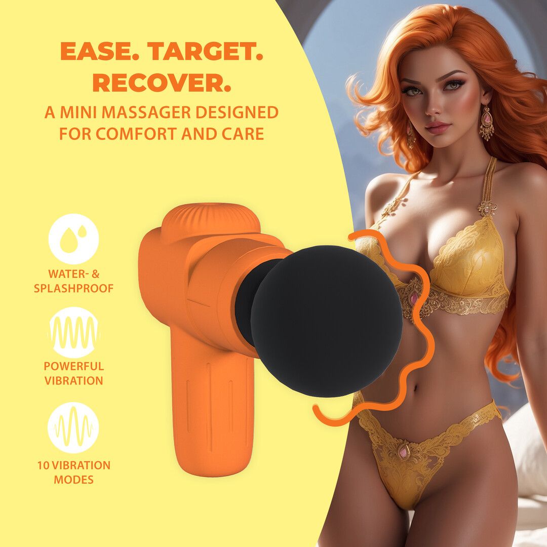 Loveline by shots Mini Oplaadbare Microboost Massager - Oranje (8714273026477)