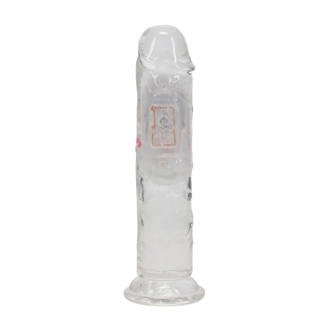 Realrock by shots LED Vibrerende Rechte Penis - 6 / 15 cm - Transparant (8714273059604)