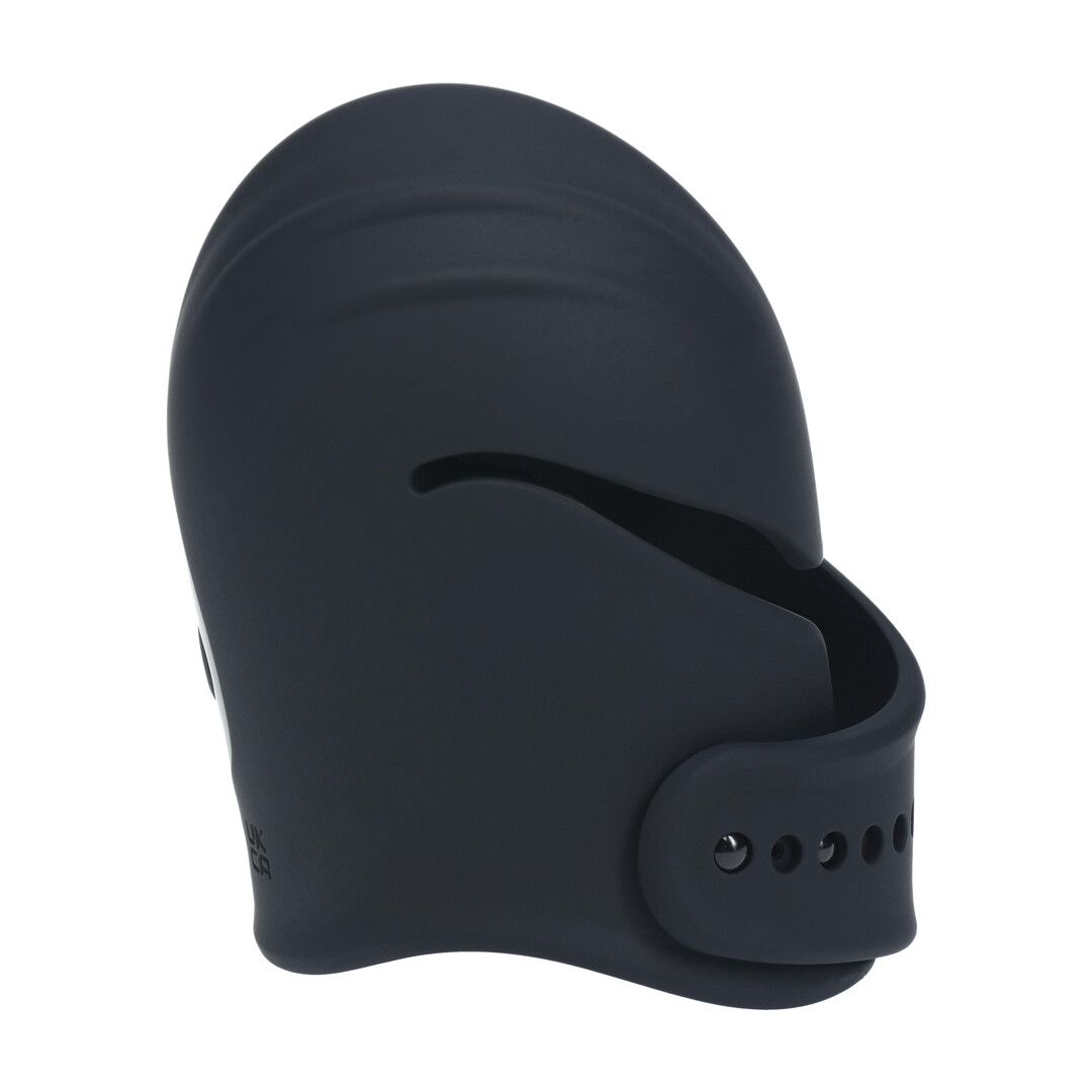 Levelz by shots Verstelbare Vibrerende Siliconen Penis Hoofd Stimulator - Zwart (8714273067579)
