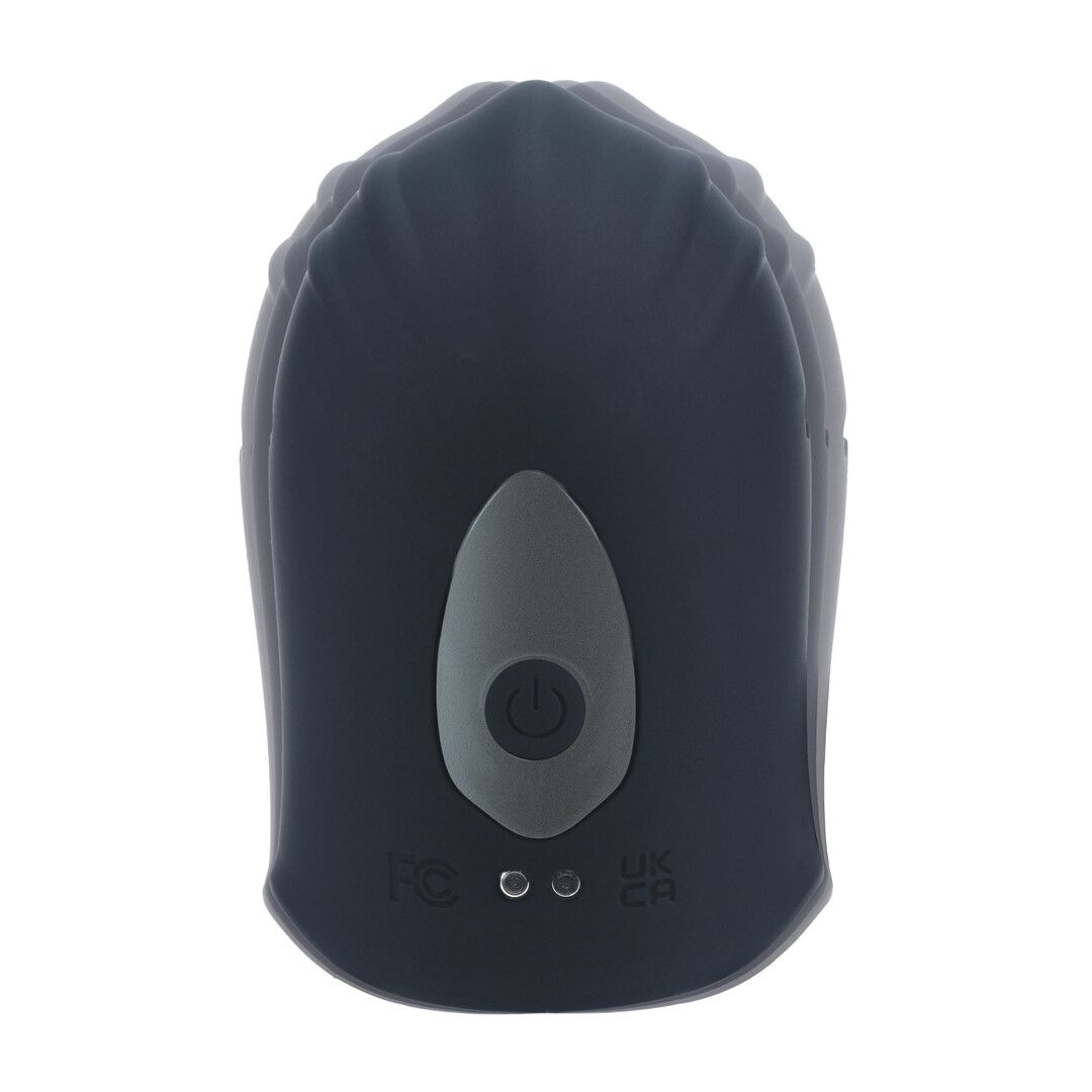 Levelz by shots Verstelbare Vibrerende Siliconen Penis Hoofd Stimulator - Zwart (8714273067579)