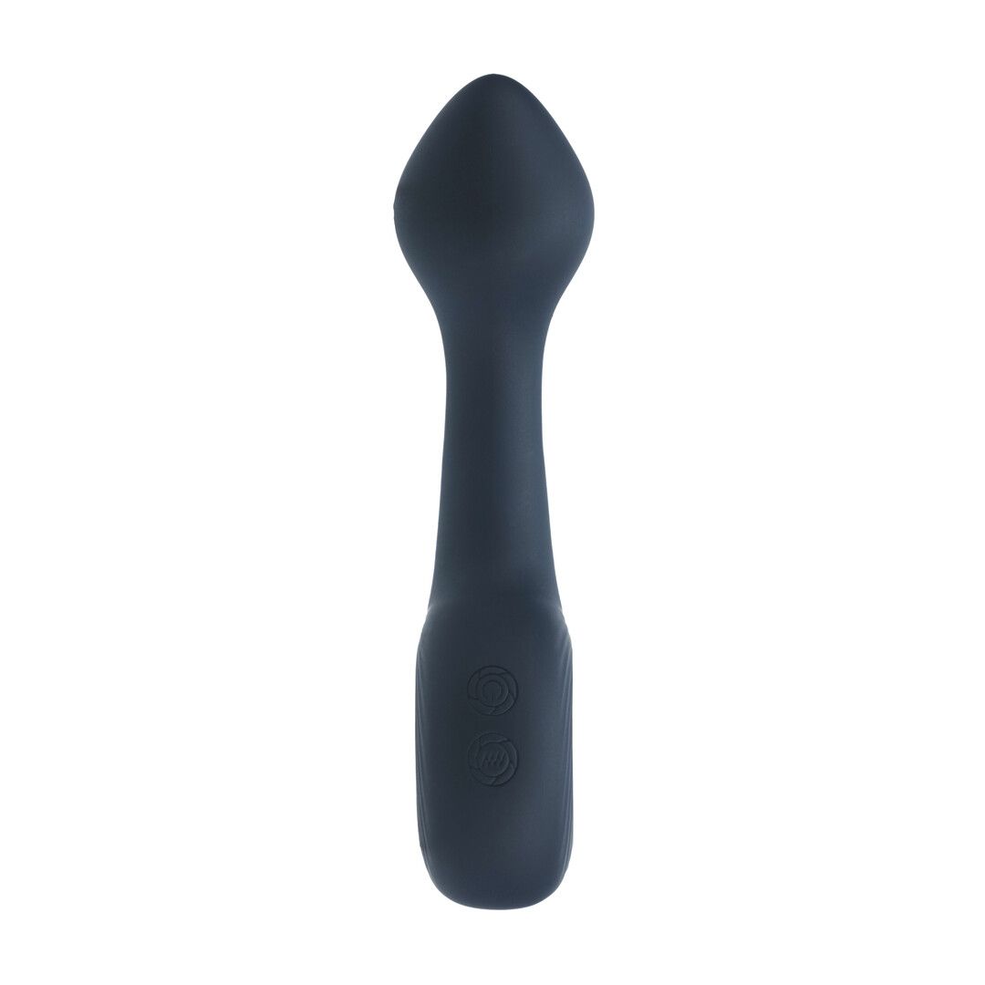 Levelz by shots Vibrerende Bulb Silicone Prostaat Massager met Lus - Zwart (8714273067371)