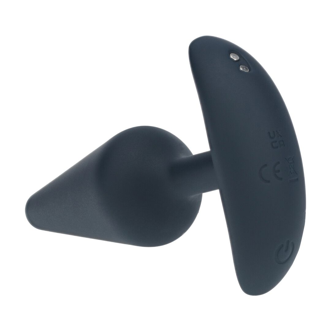 Levelz by shots Classic Vibrerende Silicone Anale Plug - M - Zwart (8714273067418)