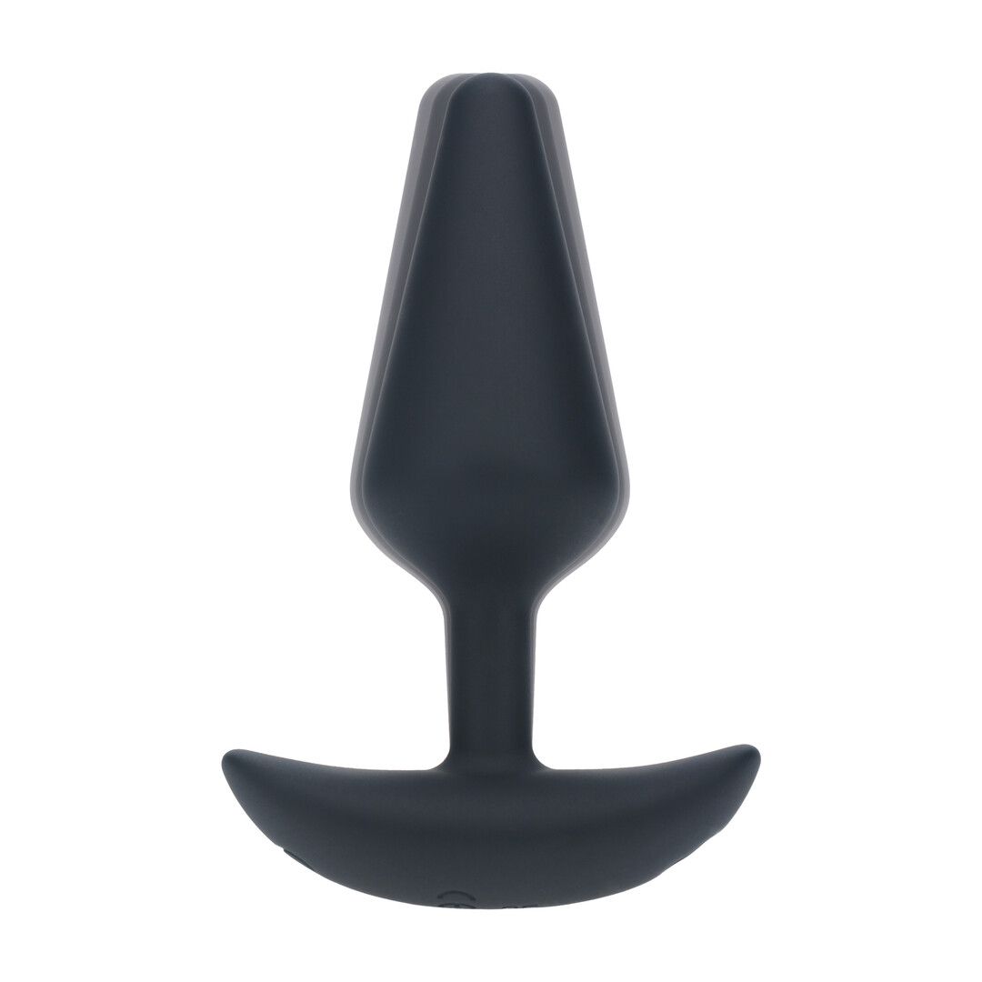 Levelz by shots Classic Vibrerende Silicone Anale Plug - M - Zwart (8714273067418)