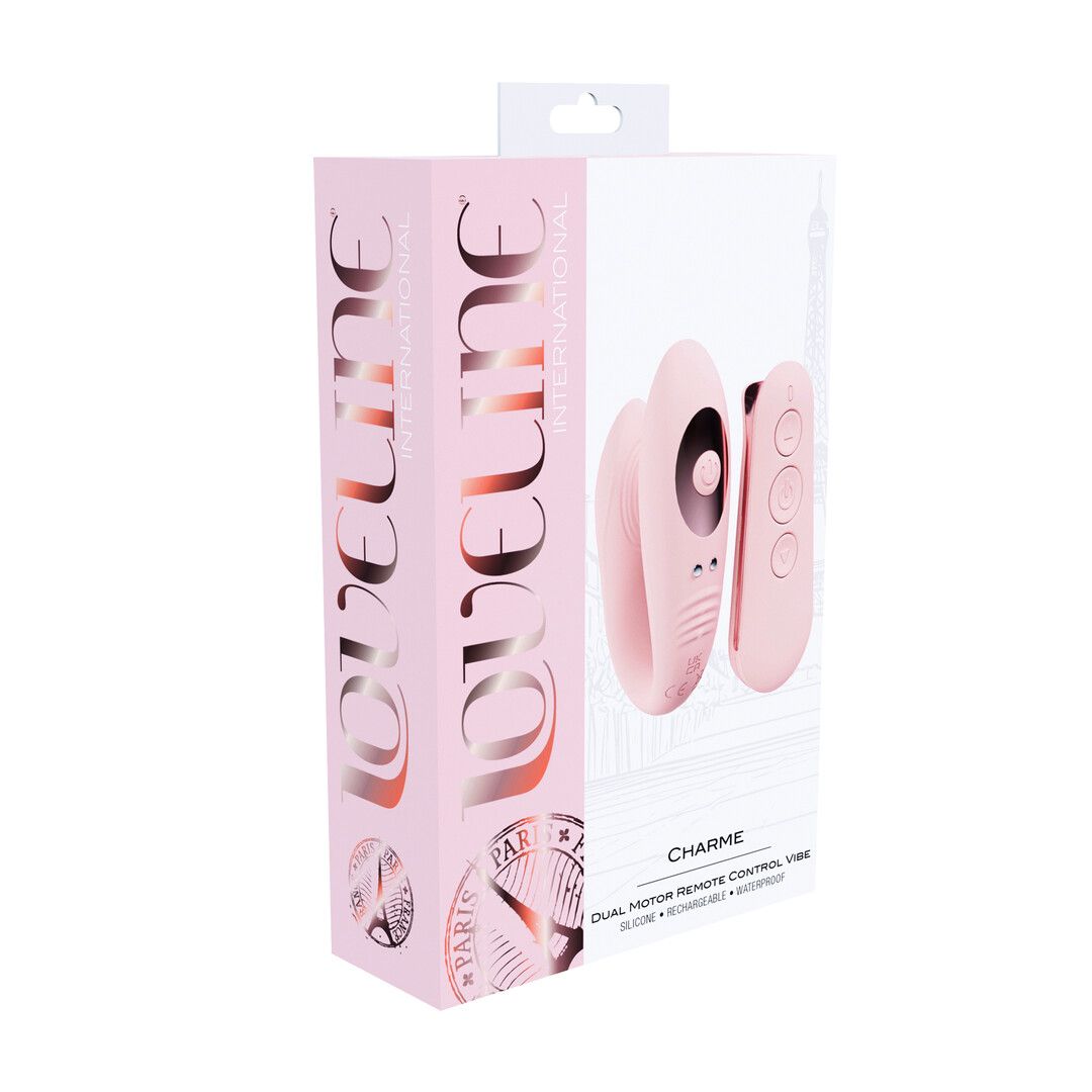Loveline by shots Charme - Afstandsbediening Dubbele Motor Vibe - Roze (8714273058546)