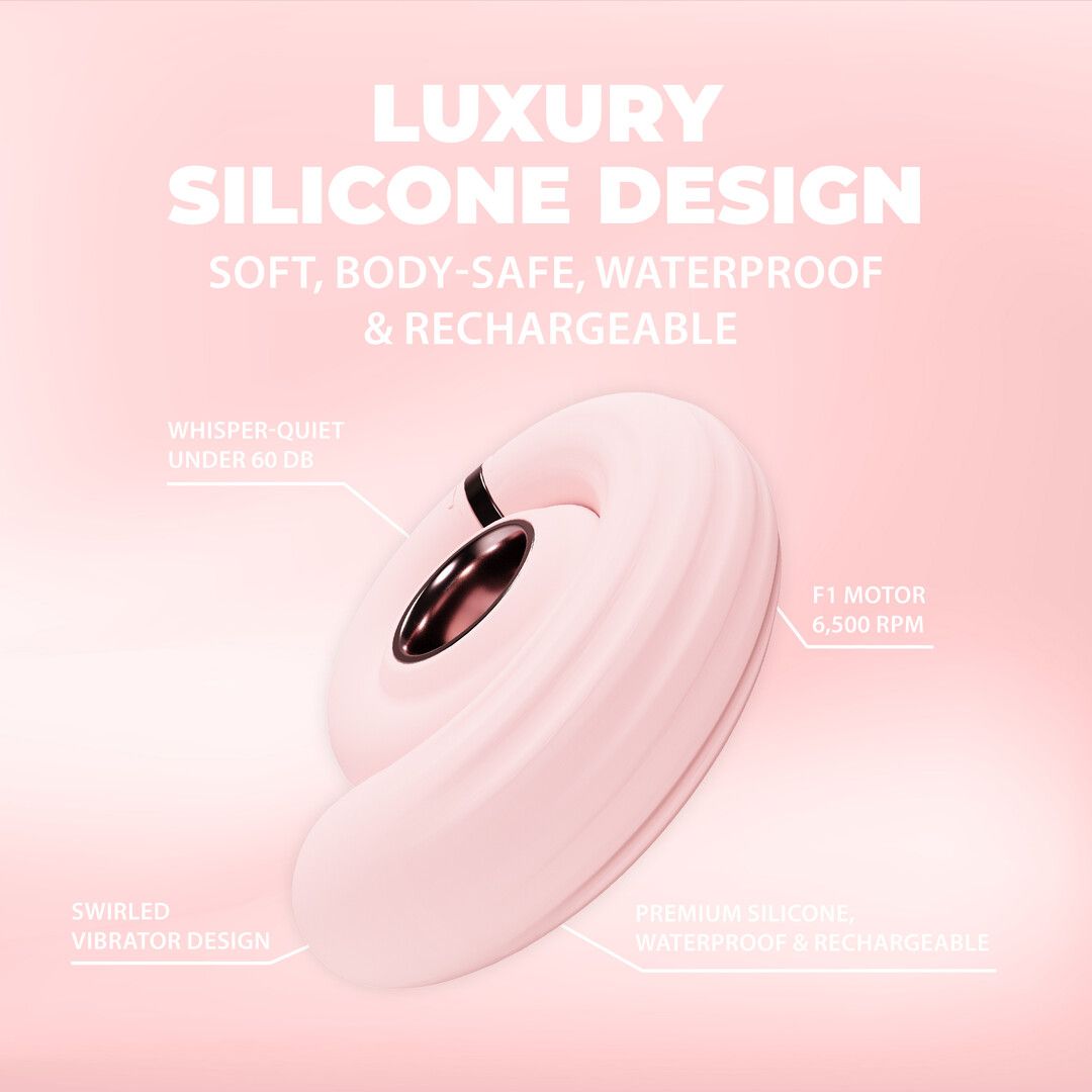 Loveline by shots Tourner - Vibrerende Swirl - Roze (8714273058768)