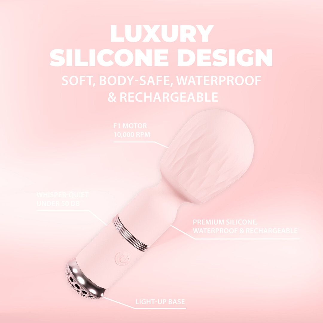 Loveline by shots Velours - Mini-Wand - Roze (8714273058683)