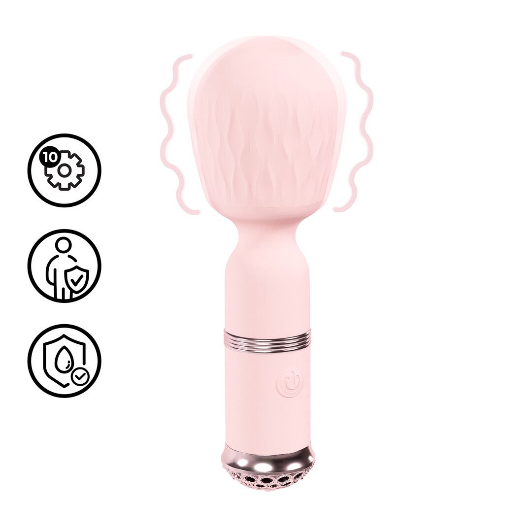 Loveline by shots Velours - Mini-Wand - Roze (8714273058683)
