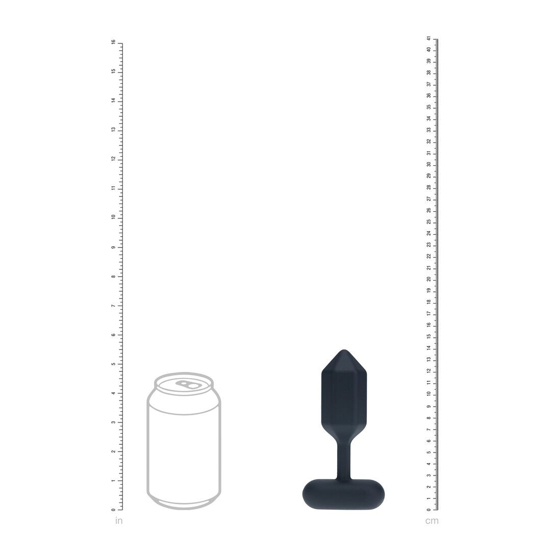 Levelz by shots Hexagonale Vibrerende Siliconen Anale Plug - L - Zwart (8714273067517)