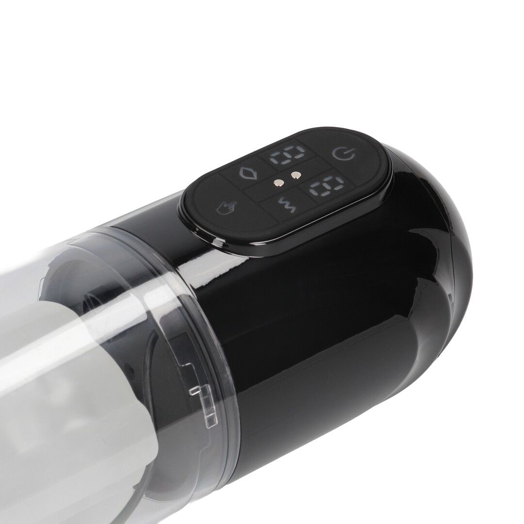 Pumped by shots TechnoThrust - Automatische Waterdichte Masturbator Pomp - Zwart (8714273059567)