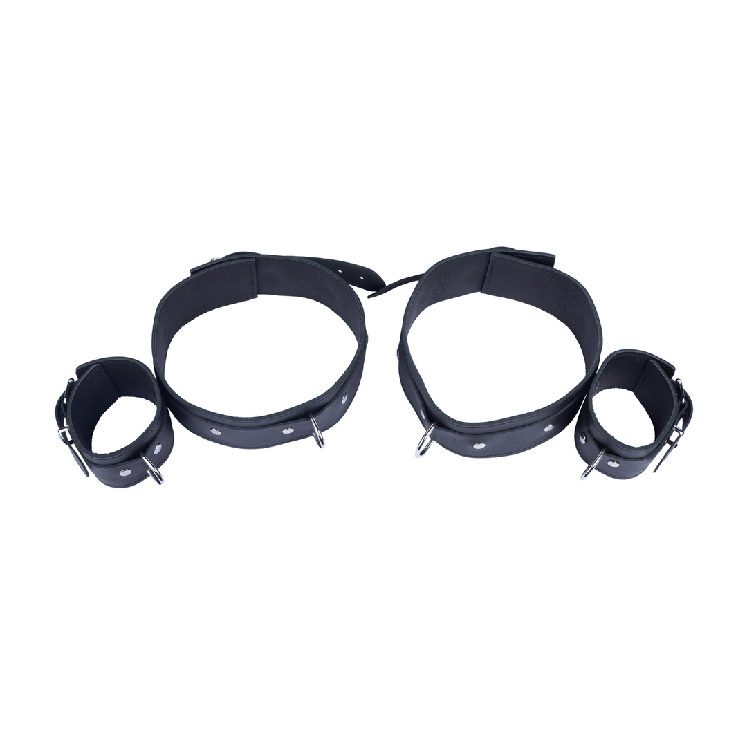 Red leather Leren Bovenbeen Beperkingen - Zwart (3662811297115)