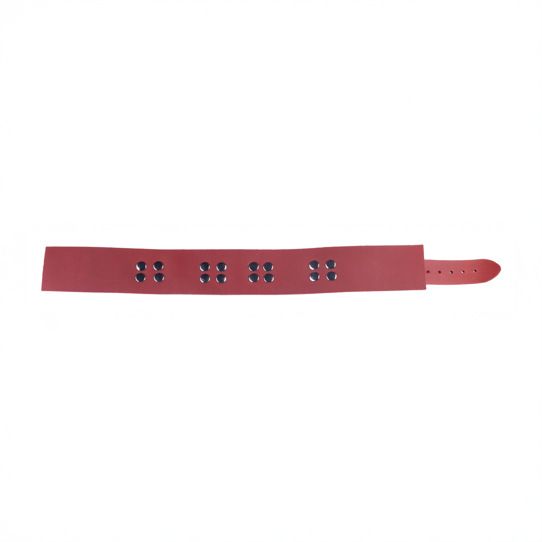 Red leather Ultra Leather Halsketting - Rood (3662811296910)