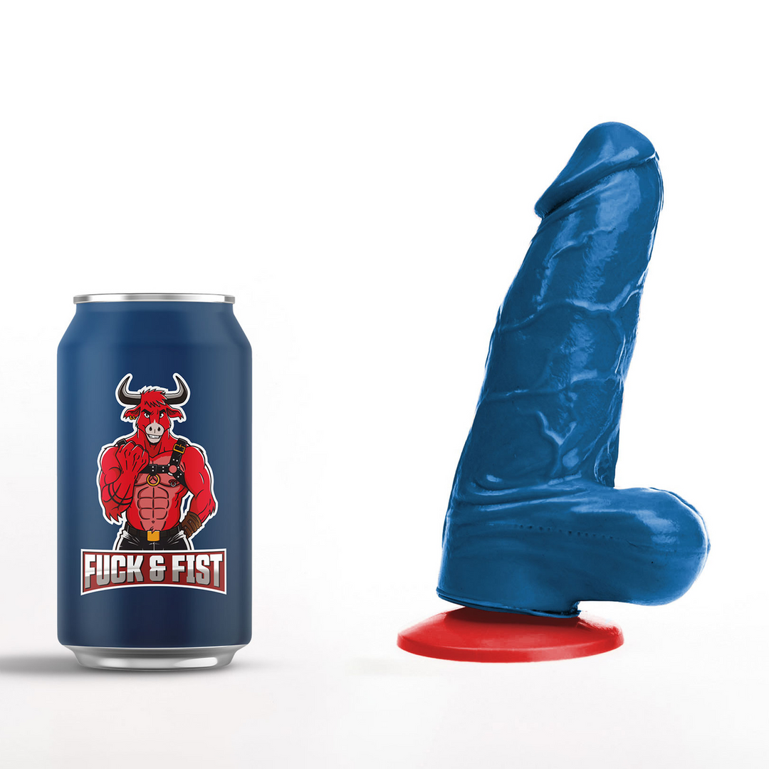 Fuck  fist Freyr S - Realistische Dildo met Ballen - 4.7 / 12 cm - Blauw (3662811914838)
