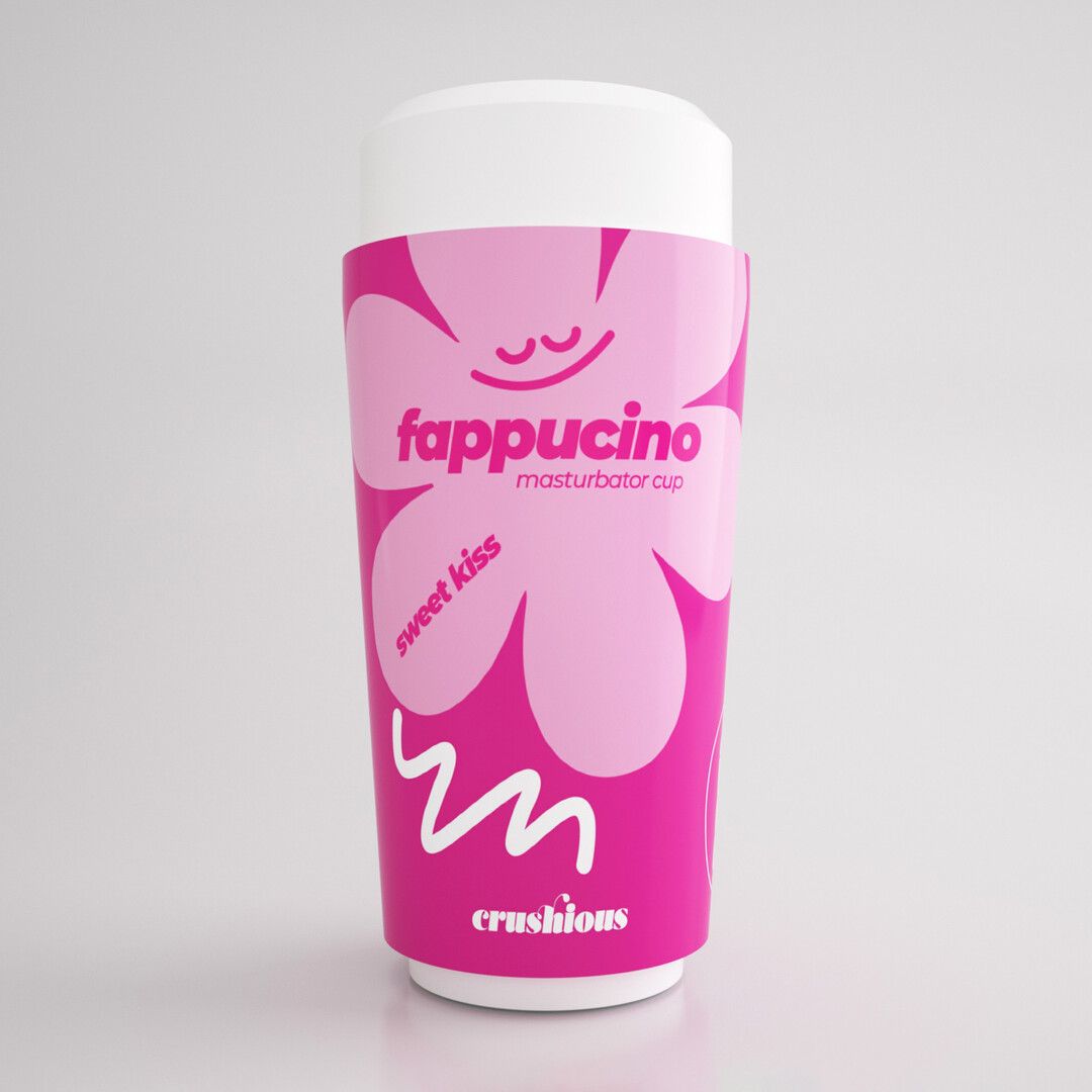 Crushious Fappucino Sweet Kiss - Mondmasturbeerkop - Roze (7403254161962)