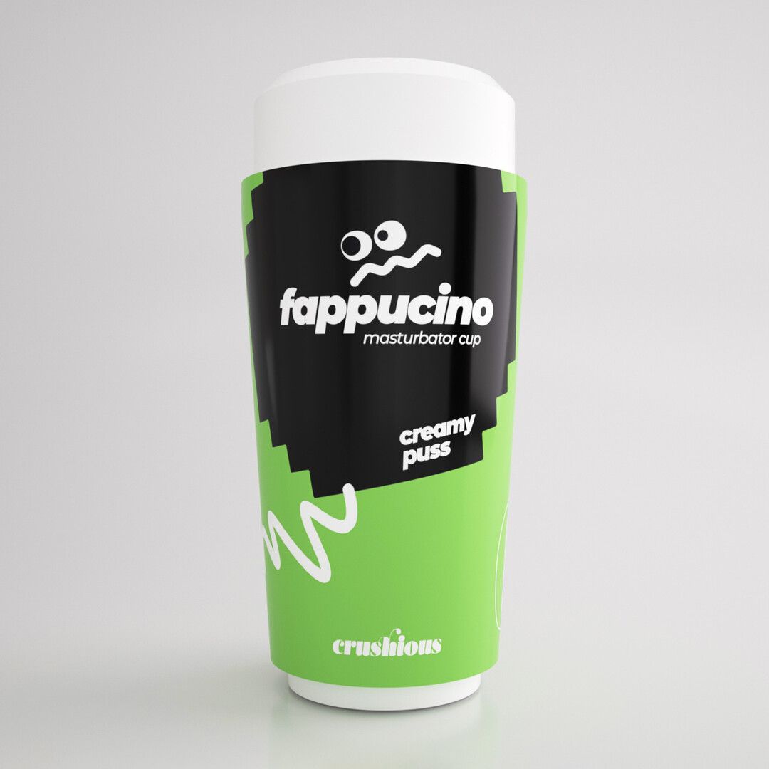 Crushious Fappucino Creamy Puss - Vaginale Masturbator Cup - Groen (7403254161955)