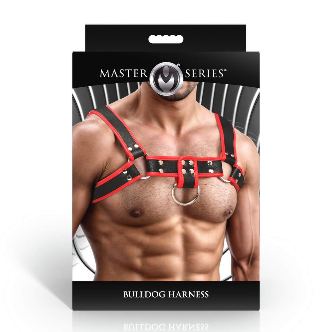 Xr brands Bulldog Harnas - Rood (848518058843)