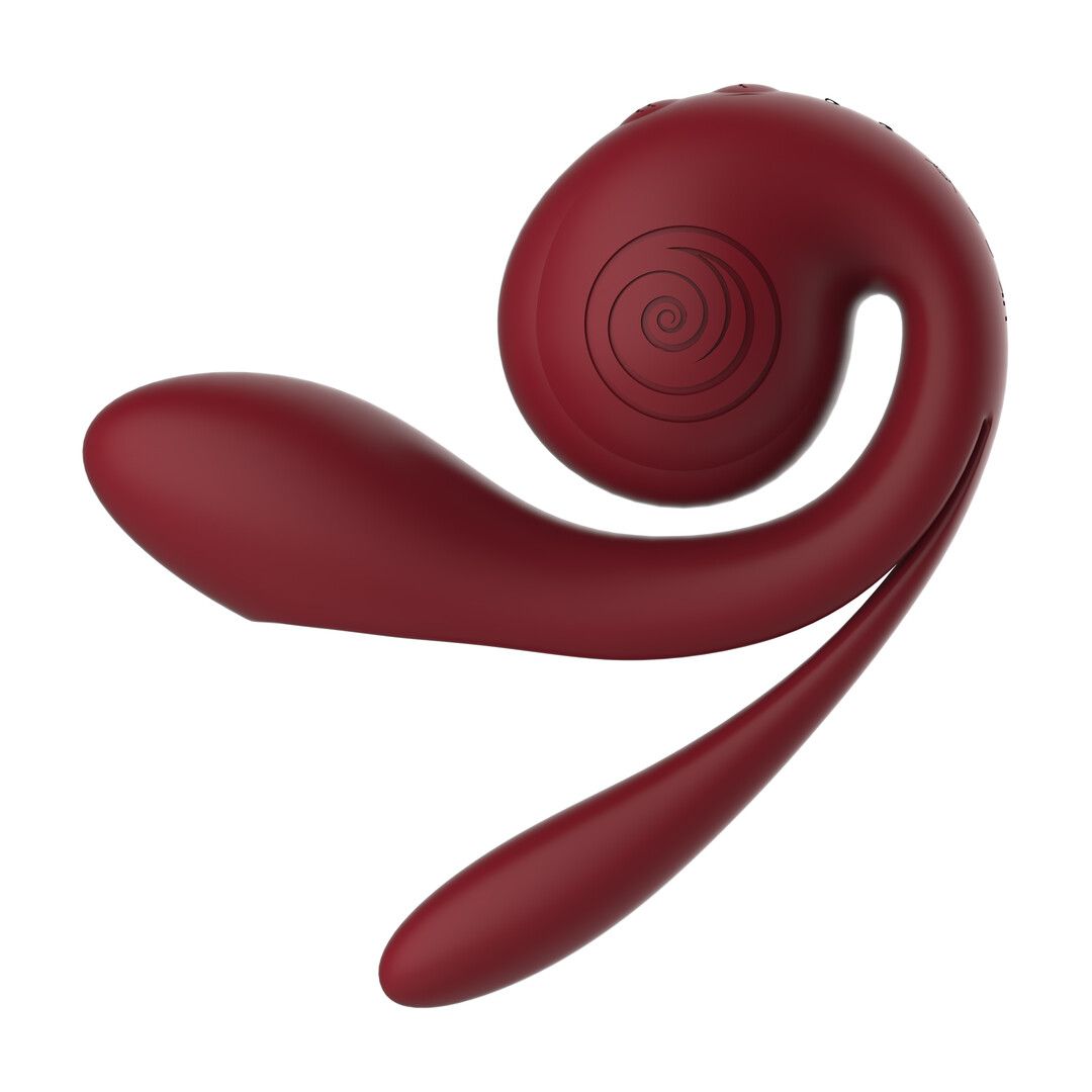 Snail vibe GIZI Pro - Drievoudige Stimulator - Bordeaux (8721325867117)