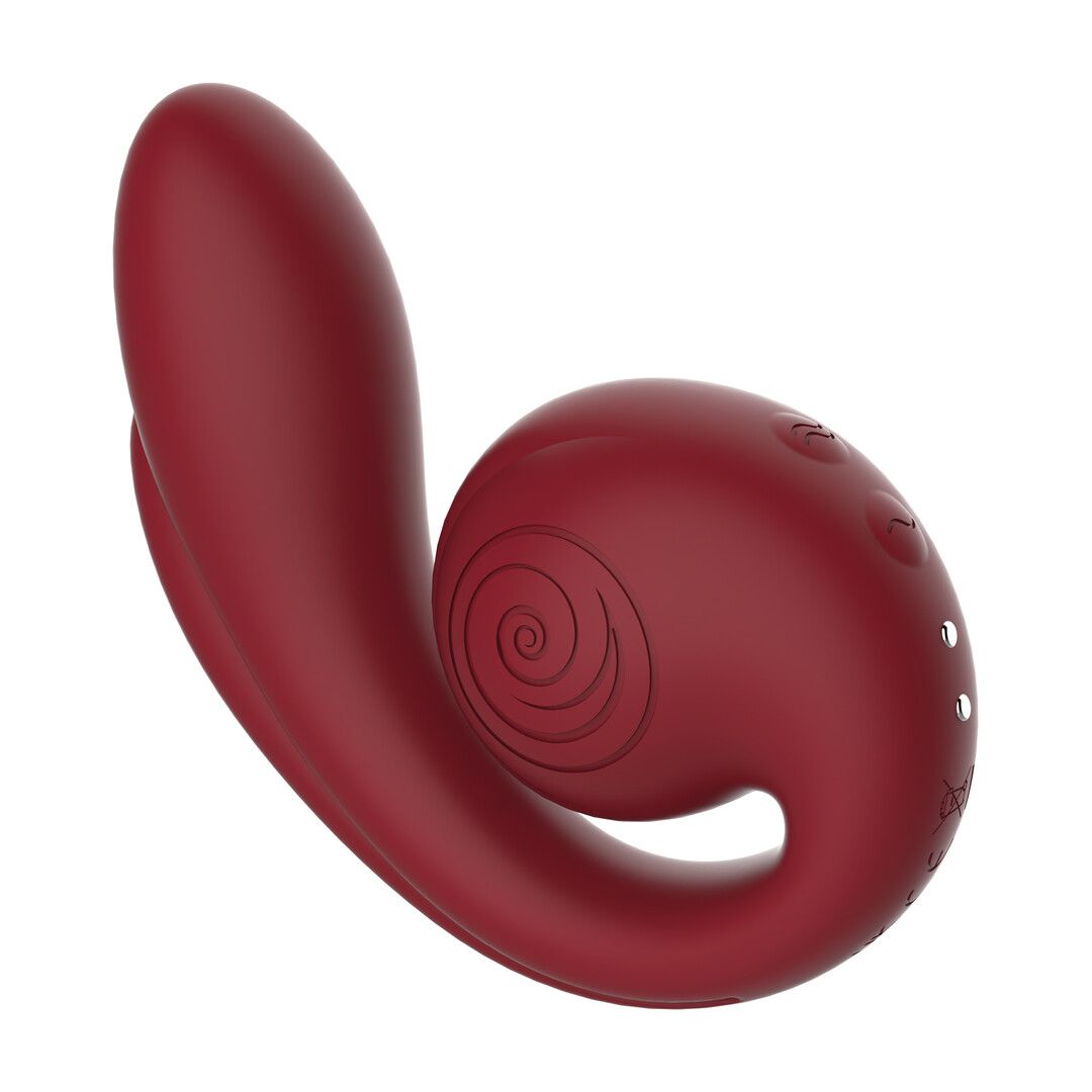 Snail vibe GIZI Pro - Drievoudige Stimulator - Bordeaux (8721325867117)
