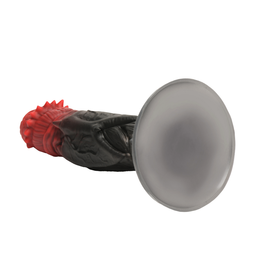 Xr brands Count Cockula - Siliconen Dildo - Rood/Zwart (848518056757)