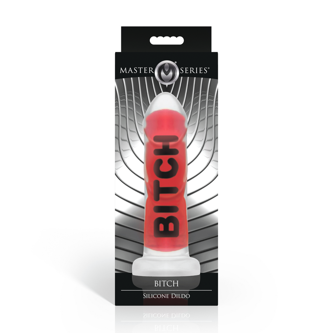 Xr brands BITCH - Siliconen Dildo - Rood (848518058393)