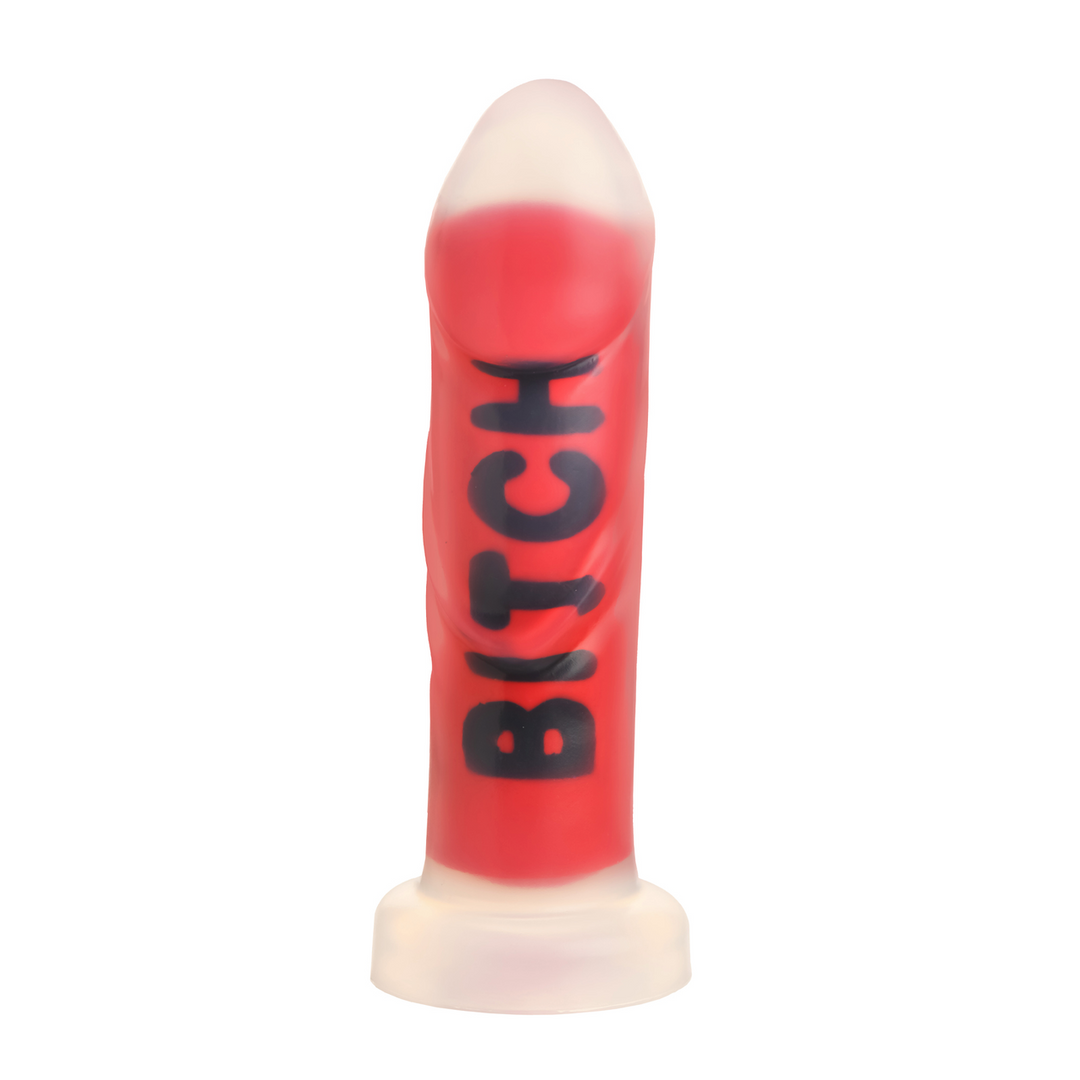 Xr brands BITCH - Siliconen Dildo - Rood (848518058393)